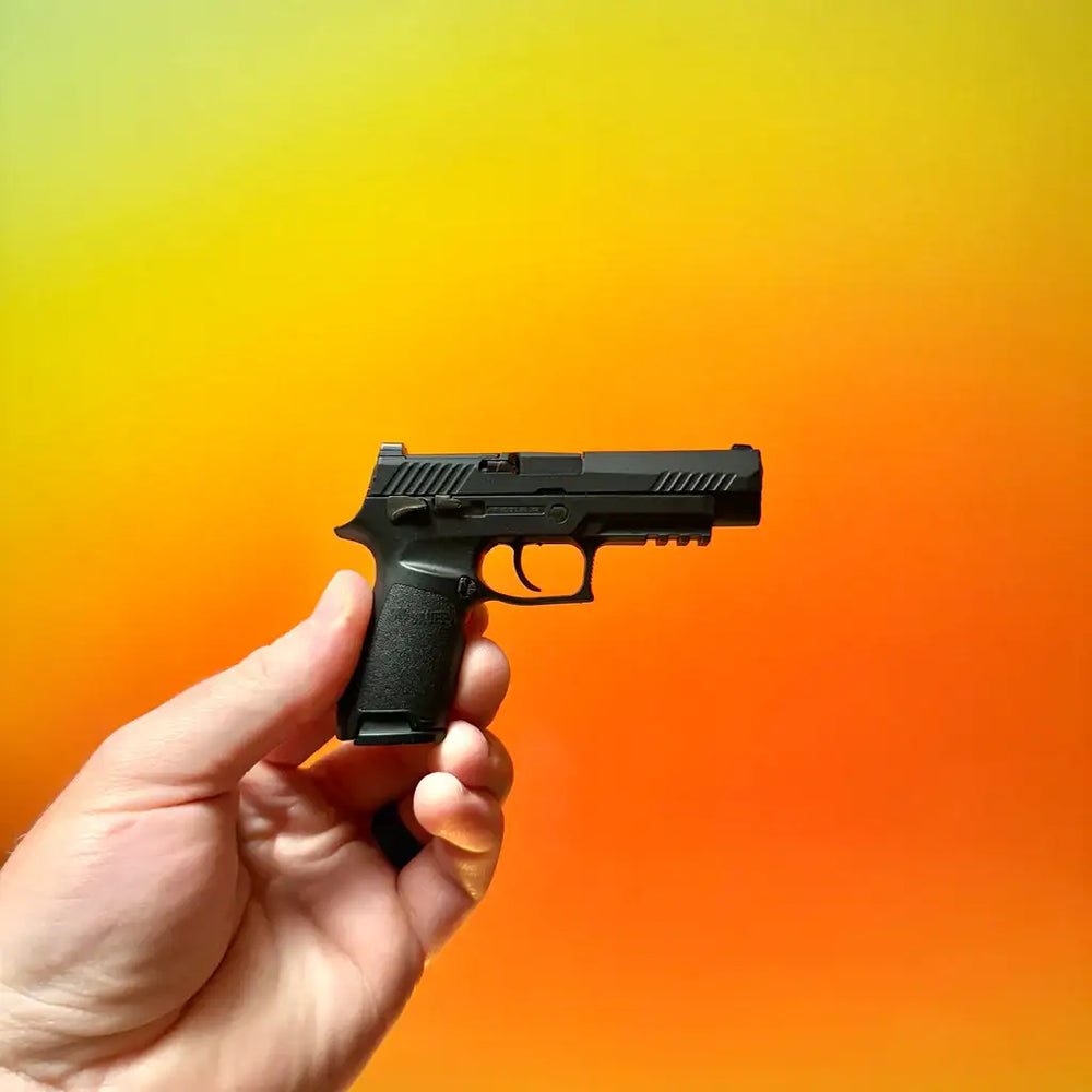 Goatguns - Mini Sig Sauer M17 Pistol - Svart - Replika Modell - Game-On.no