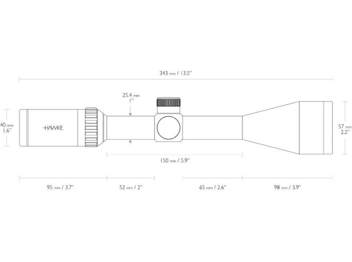 Hawke Vantage IR Kikkertsikte - 3-9x50 L4A - gameon.eu