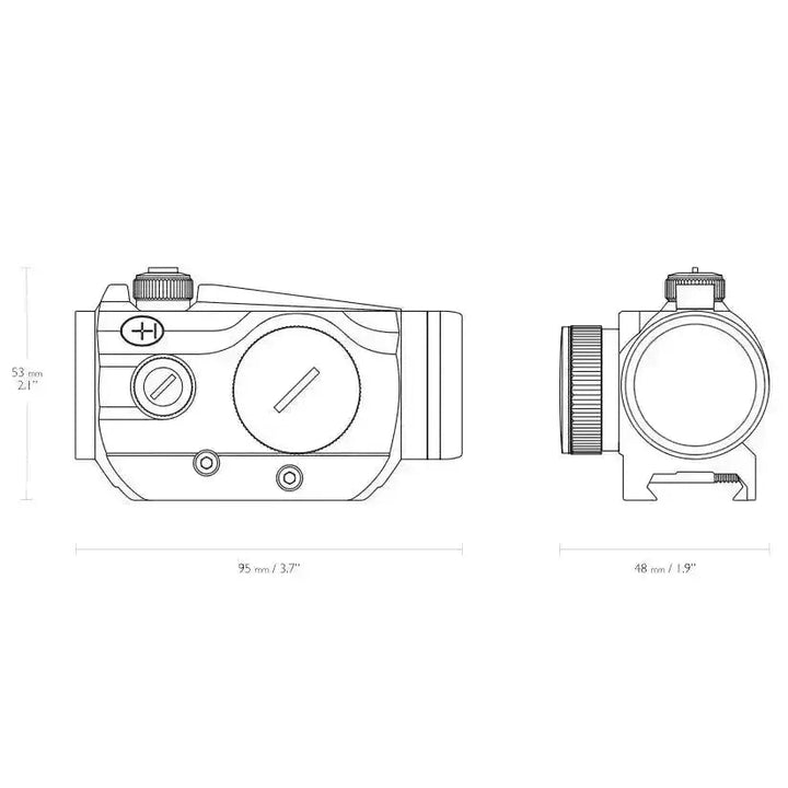 Hawke - Vantage Red Dot Sikte 25mm - 21mm - Game-On.no