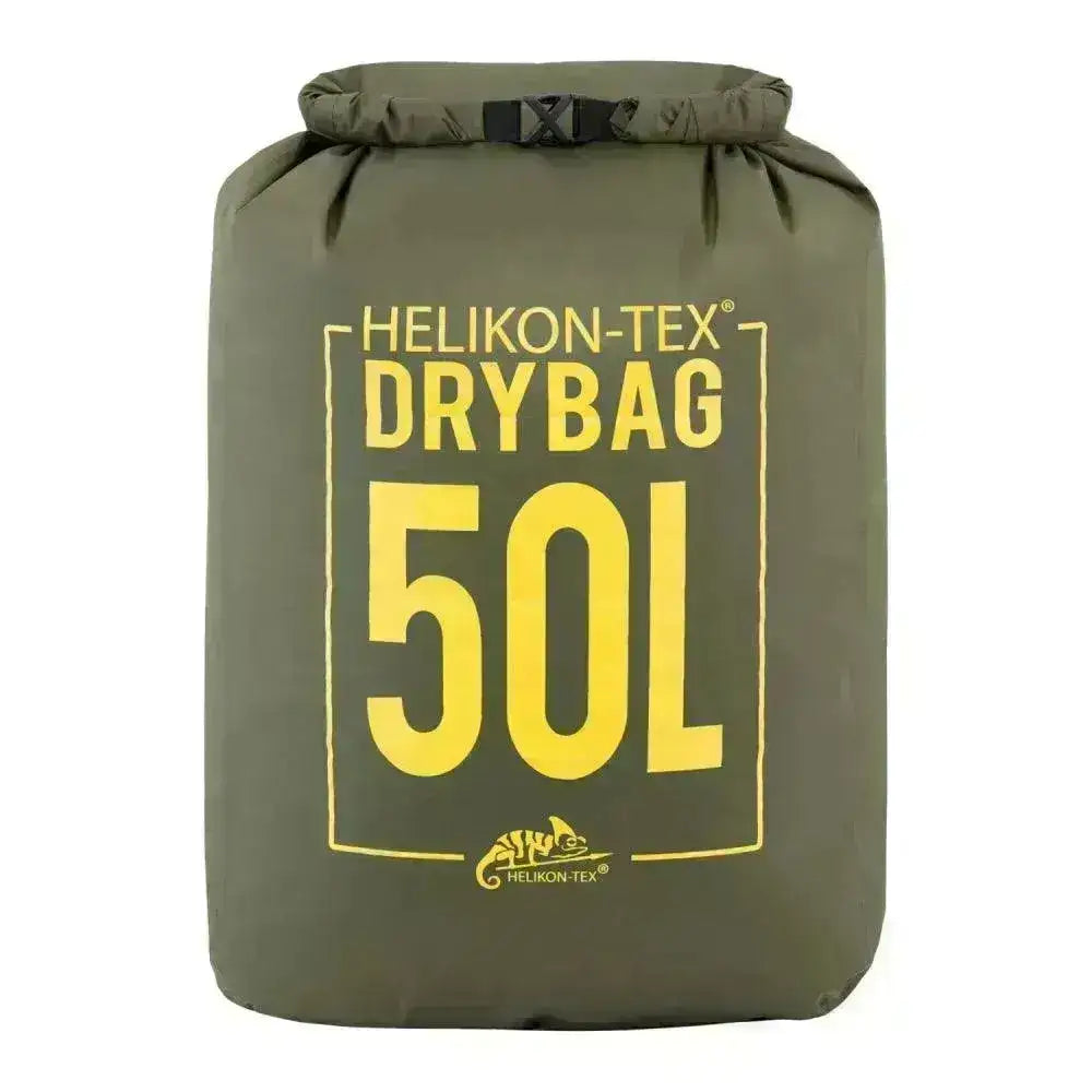 Helikon-Tex Arid Dry - Vanntett Pakkpose - 50L Pakksekk Oliven - Game-On.no