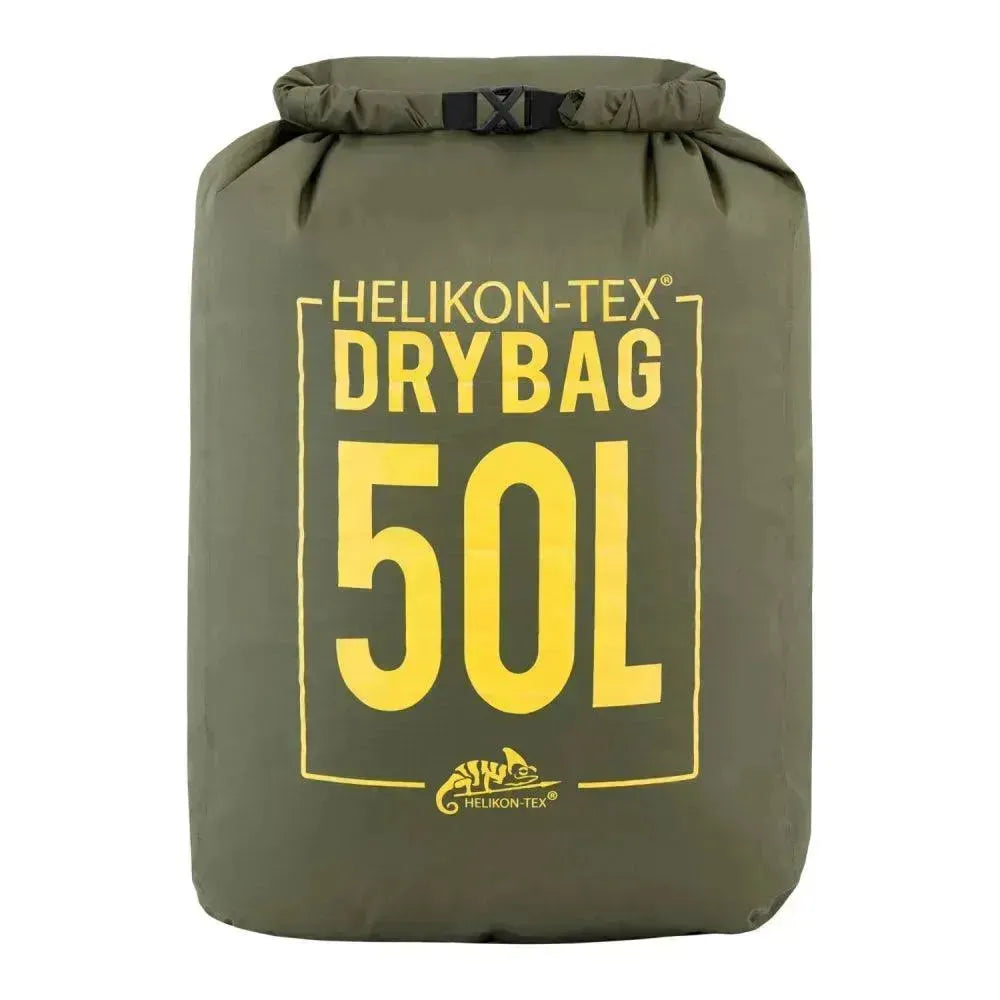 Helikon-Tex Arid Dry - Vanntett Pakkpose - 50L Pakksekk Oliven - Game-On.no