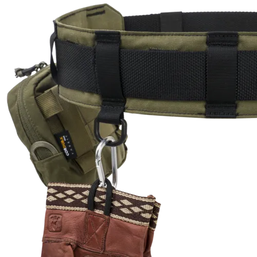 Helikon-Tex Forester Bushcraft Tur/Arbeidsbelte - Svart/Grønn - Game-On.no