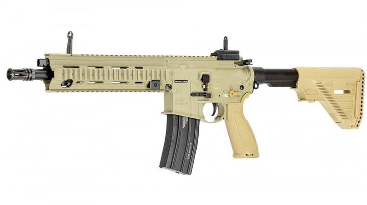 HK416 A5 Sportline Softgun Rifle - TAN - AEG - gameon.eu