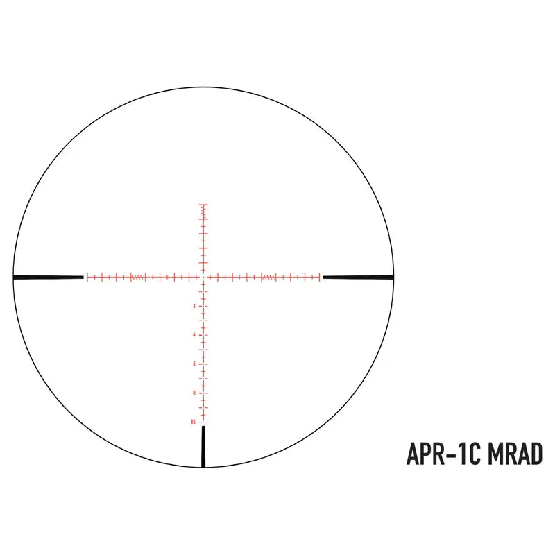 APR-1C MRAD retikkel i Element Optics Helix HDLR 2-16x50