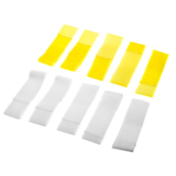 Lag-patch Sett Gul/Hvit - 10stk