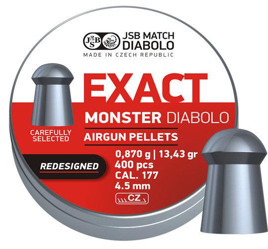 JSB Exact Monster Redesigned - 4.52mm - 400stk - gameon.eu