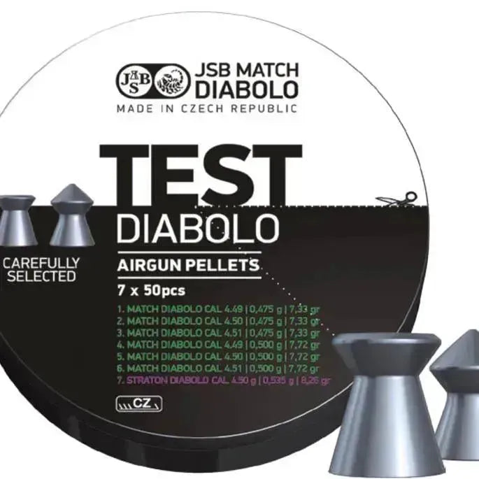 JSB Match Testpakke til Pistol - 4.5mm - 350stk - Game-On.no