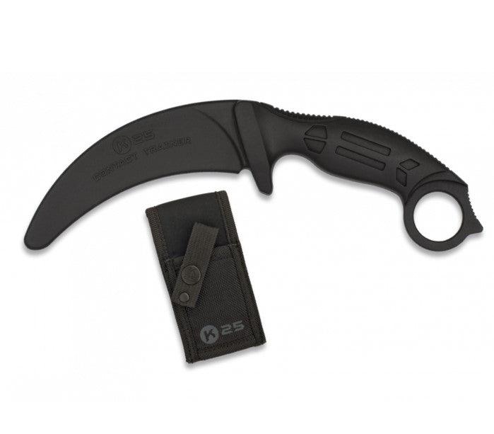 K25 - Karambit Style Treningskniv Gummi - Svart - Game-On.no