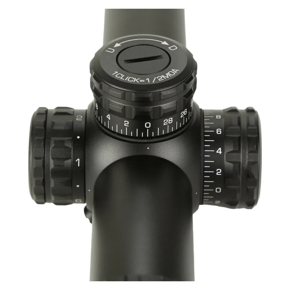 Keck Precision Kikkertsikte 1-10x24 FFPIR LPVO 30mm – FFP, Belyst retikkel, IPX7