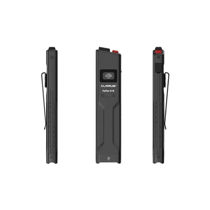 Klarus - Flat Tac - X1 Kraftig Multifunksjon Lommelykt - 4200 Lumen - Game-On.no