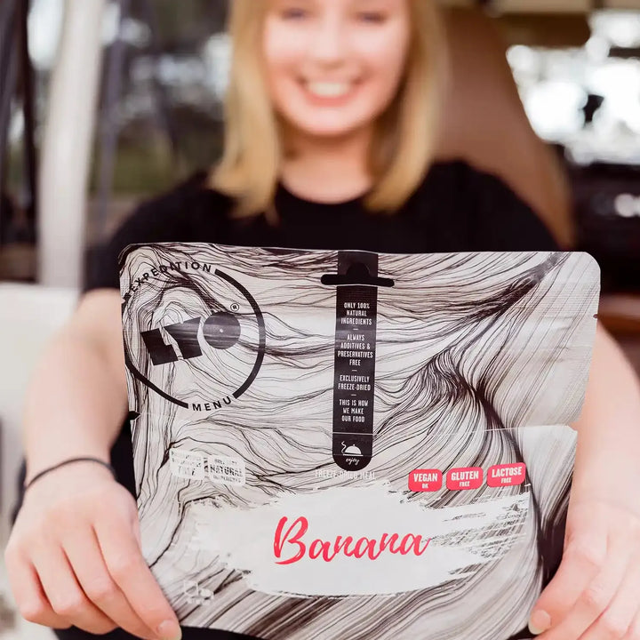 LYOFOOD Banana Slices – Frysetørkede bananskiver uten tilsatt sukker - Game-On.no