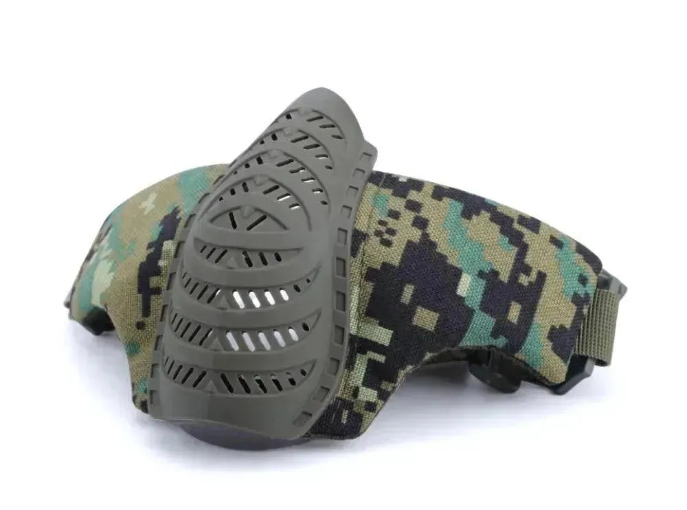 Mask 7 - Beskyttelsesmaske til Softgun - Digital Camo - Game-On.no