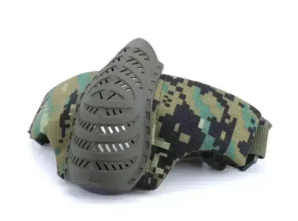 Mask 7 - Beskyttelsesmaske til Softgun - Digital Camo - Game-On.no
