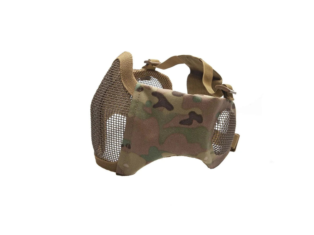 Mesh Maske med Kinnpute og Ørebeskyttelse - Multicam - Game-On.no