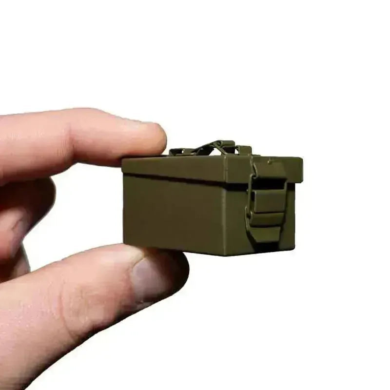 Mini Ammunisjonsboks i Metall - Grønn - Game-On.no
