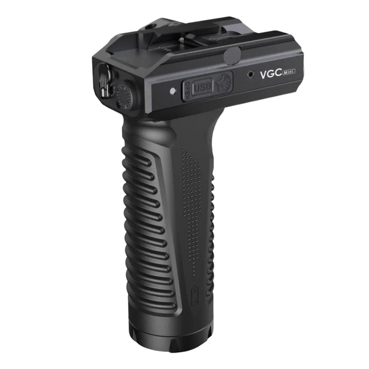 Mini Frontgrep med Grønn Laser og Lykt (2000 Lumen) - 21mm Rail - Game-On.no