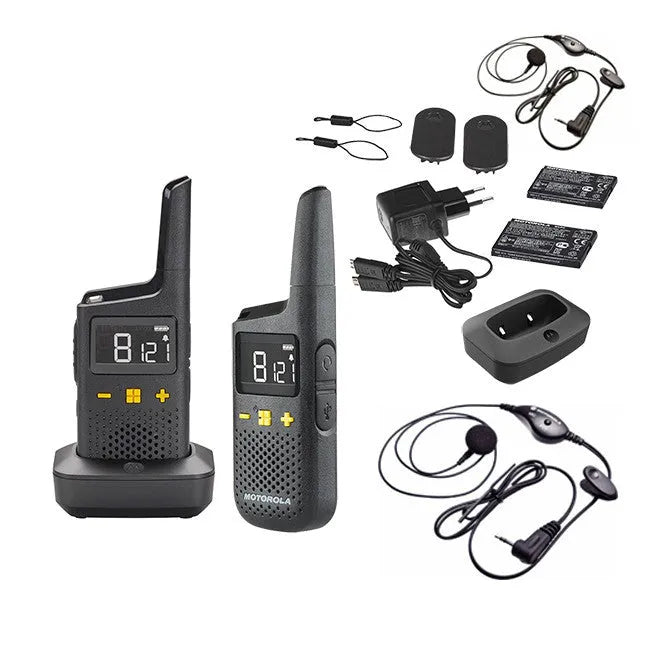 Motorola XT185 PMR Walkie Talkie - IP54 - 2stk - Game-On.no