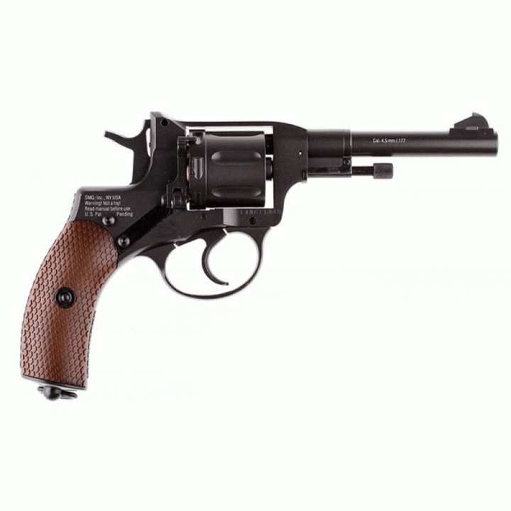 Nagant M1895 - Full Metall CO2 Drevet Revolver - 4.5mm BB - Game-On.no