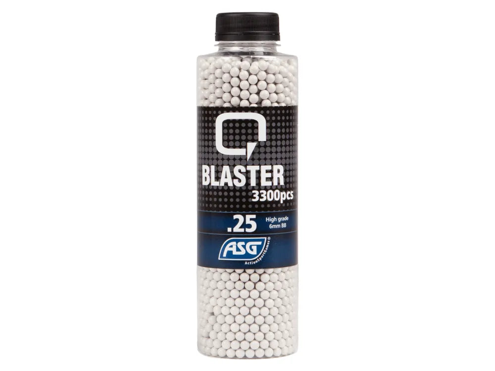 Q-Blaster Softgunkuler - 0.25g 3300stk - Game-On.no