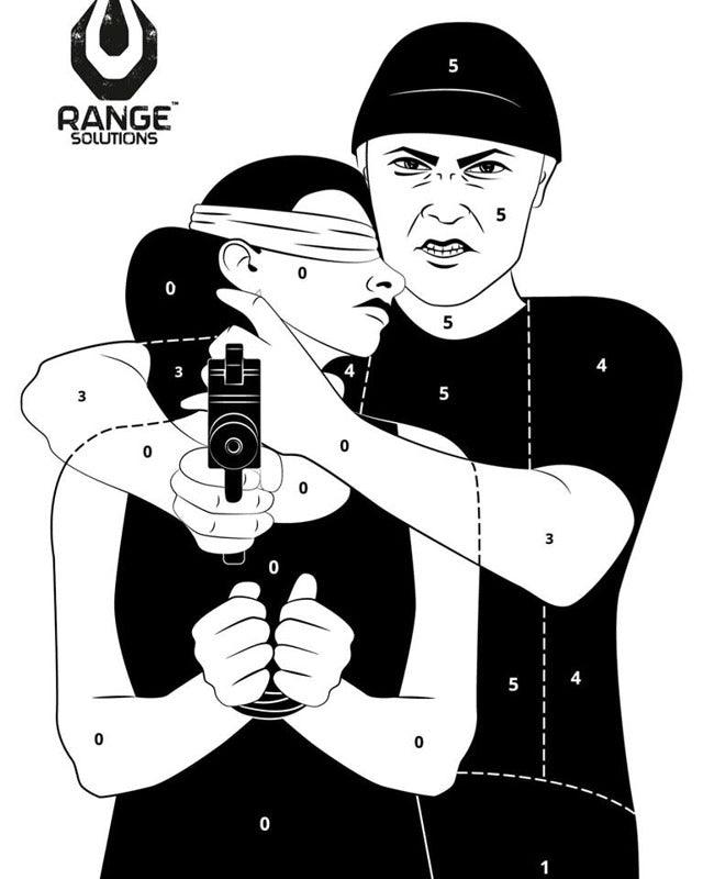 Range Solution - Hostage Target - 50stk - gameon.eu