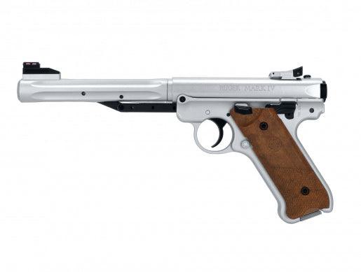 Ruger Mark IV Luftpistol - 4.5mm Pellet - Sølv / Brun - gameon.eu