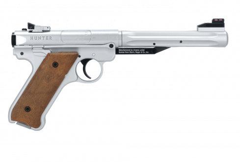 Ruger Mark IV Luftpistol - 4.5mm Pellet - Sølv / Brun - gameon.eu