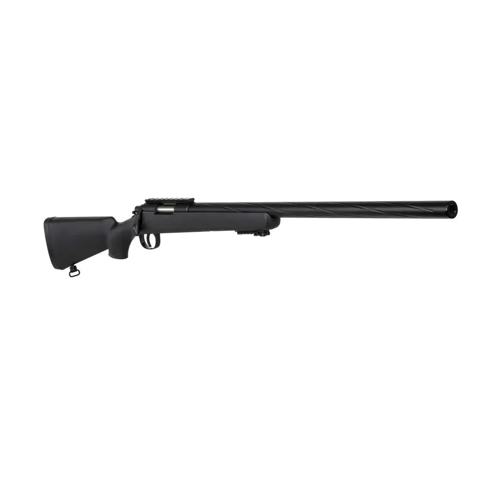 S12 EDGE / VSR-10 Softgun Sniper Springer - KRAFTIG - Svart - Game-On.no