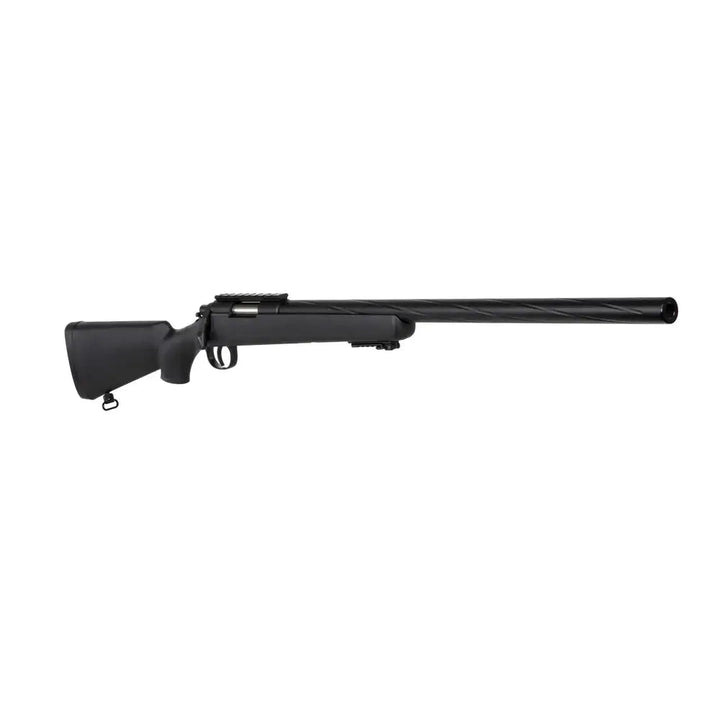 S12 EDGE / VSR-10 Softgun Sniper Springer - KRAFTIG - Svart - Game-On.no