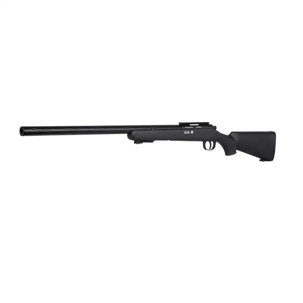 S12 EDGE / VSR-10 Softgun Sniper Springer - KRAFTIG - Svart - Game-On.no