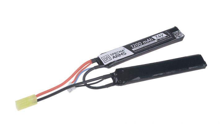 SA - Li-Po 7.4V 1200mAh 15/30C Batteri - Butterfly Configuration - gameon.eu