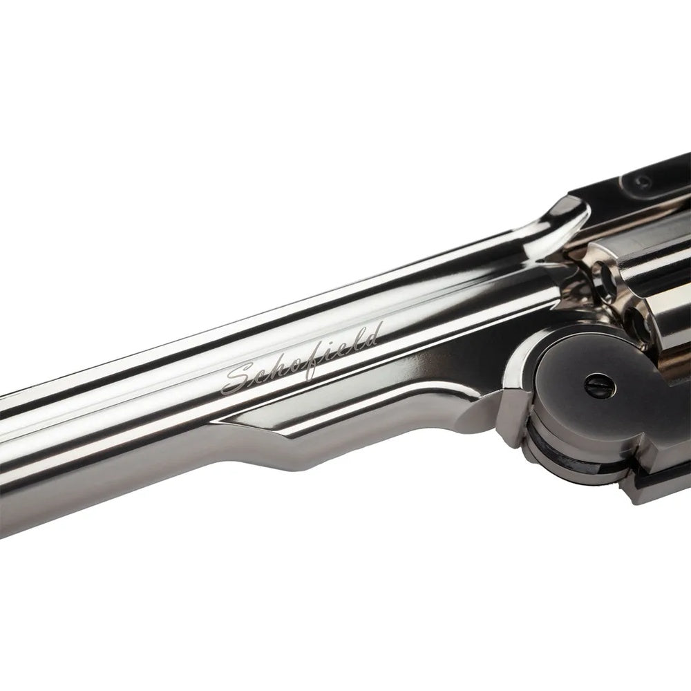 Schofield 6`- Airgun <tc>Revolver</tc> - 4.5mm Pellet - Silver