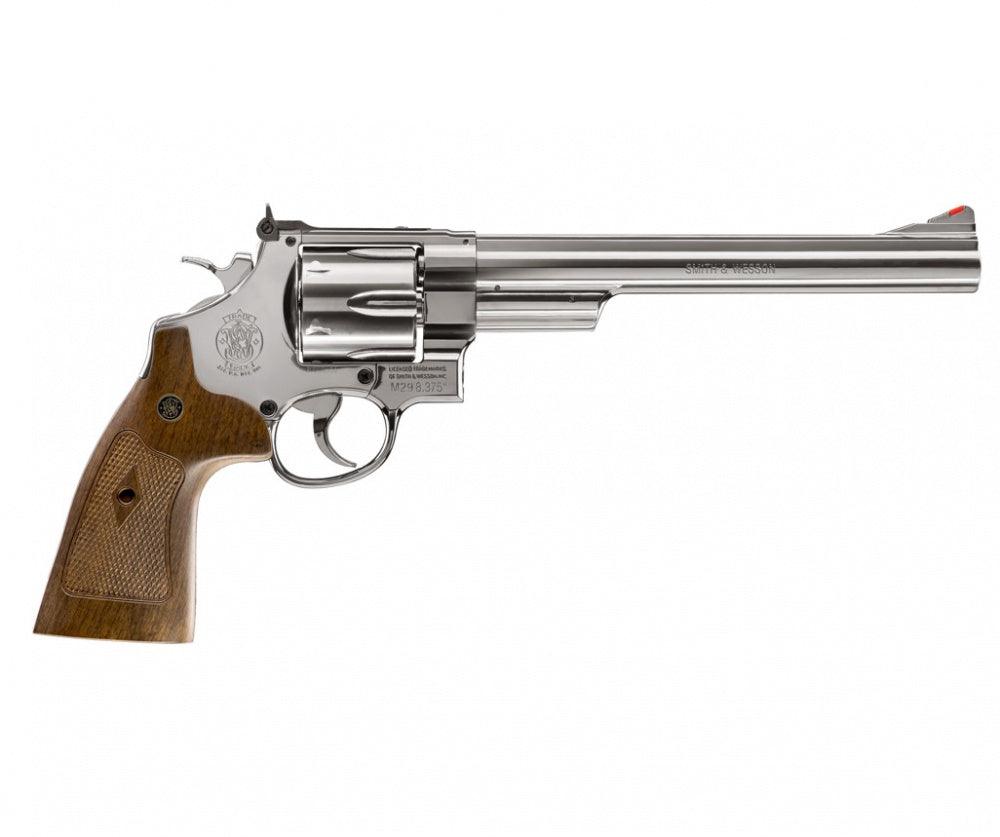 Smith & Wesson - M29 8 CO2 Drevet Softgun Revolver - Blå Polert - gameon.eu