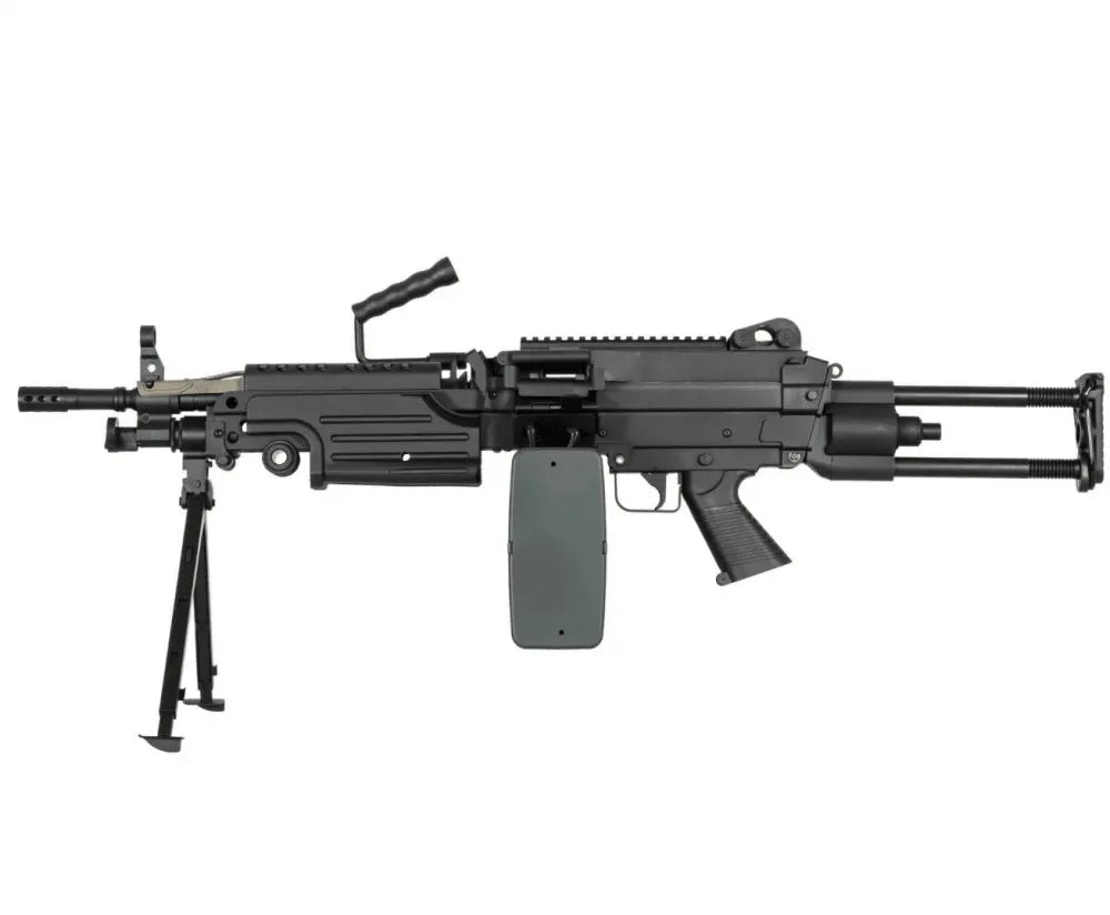 Specna Arms - M249 PARA Core Elektrisk Maskingevær - Svart - Game-On.no