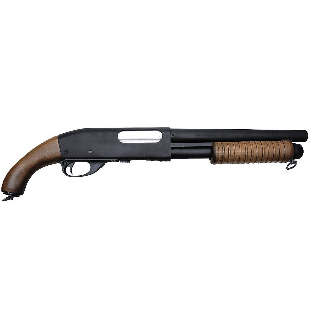 M870 Short - Spring Operated Softgun Shotgun - Wood