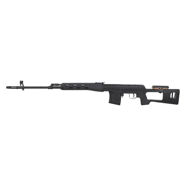 Specna Arms Retro Dragunov SVD softgun sniper i polymer, sett fra venstre side