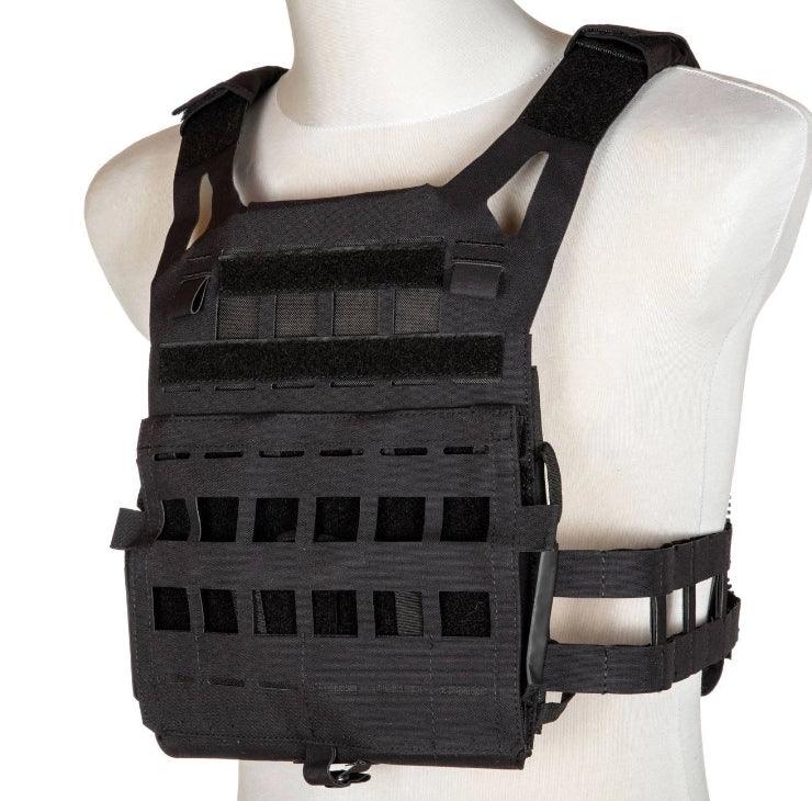 Taktisk Lemod Plate Carrier Vest - Laser Cut - Svart - gameon.eu