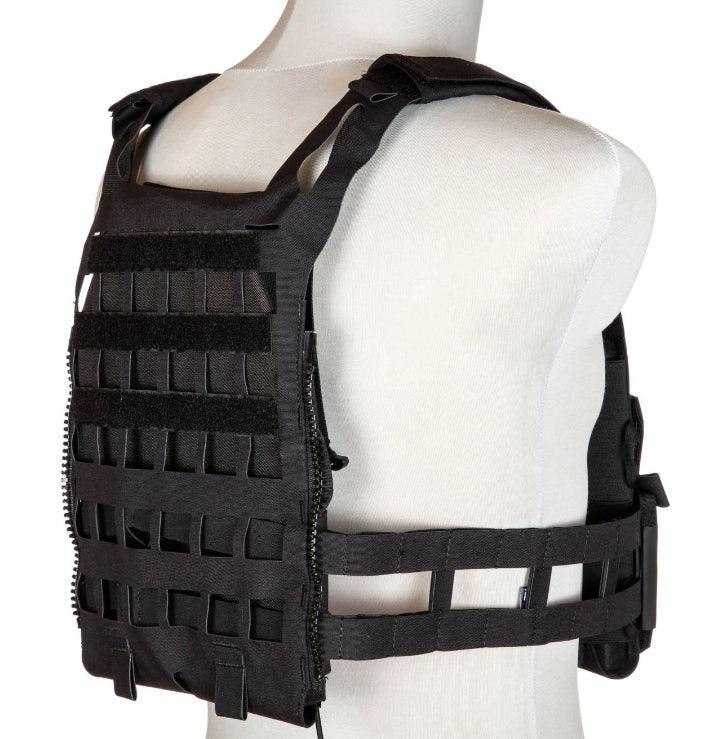 Taktisk Lemod Plate Carrier Vest - Laser Cut - Svart - gameon.eu