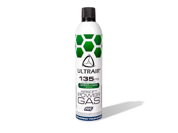 Ultrair Green - Softgungass med Silikon - 570ml 135psi - gameon.eu