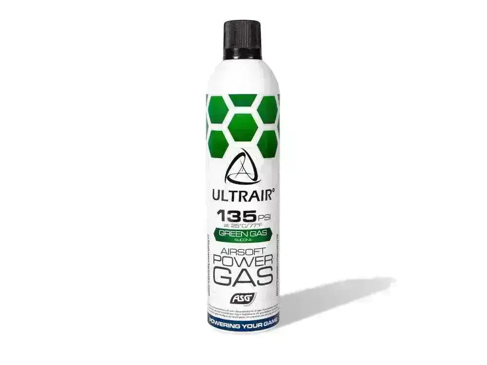 Ultrair Green - Softgungass med Silikon - 570ml 135psi - Game-On.no
