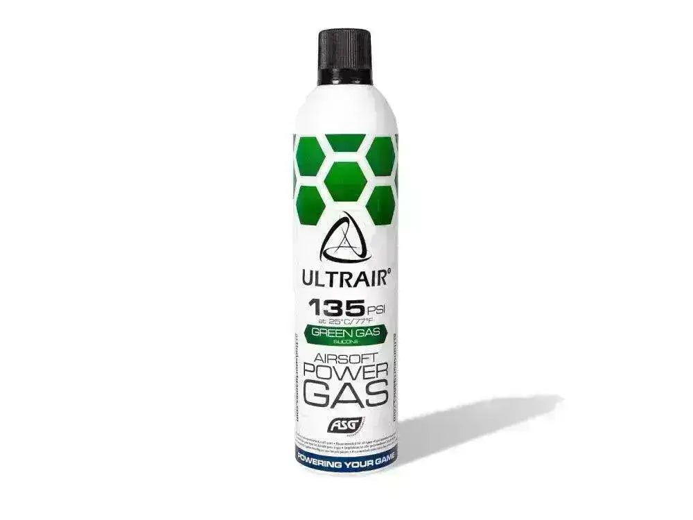 Ultrair Green - Softgungass med Silikon - 570ml 135psi - Game-On.no