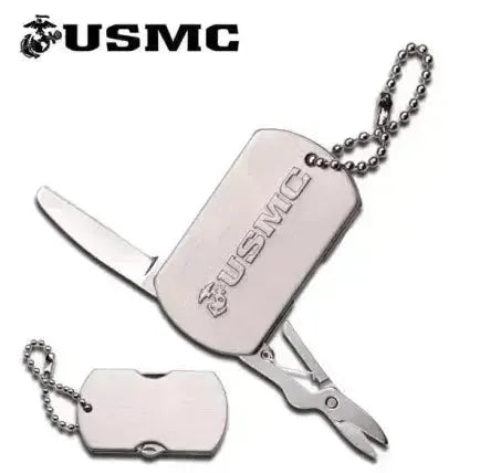 USMC - Dog Tag Multitool Foldekniv - Game-On.no
