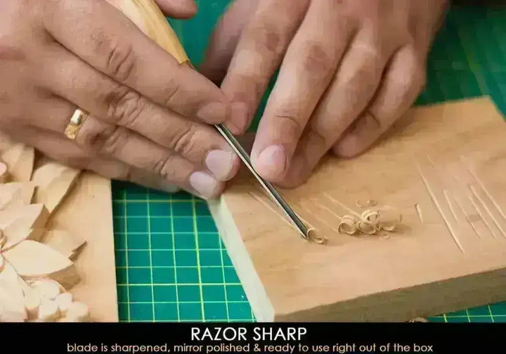 V-profil Treskjærejern 12/2 - Nr.12 Stemjern - Game-On.no