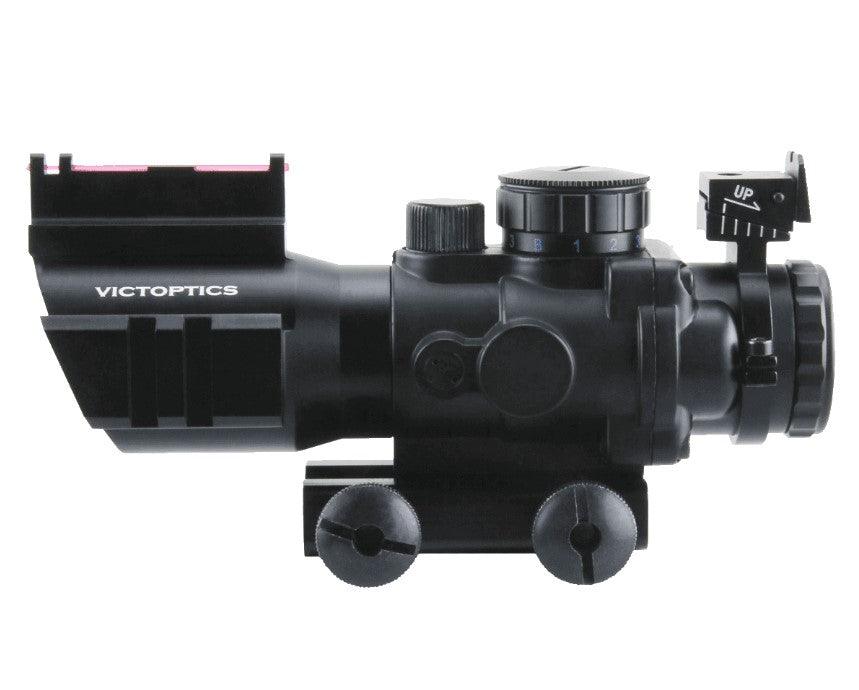 Vector Optics - C1 ACOG Sikte - 4x32mm Rødpunkt med 21mm Feste - gameon.eu