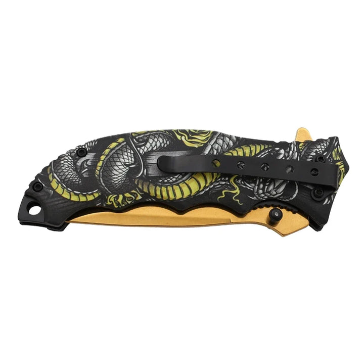 Dark Side Blades - Viper Trace Foldekniv med Spear Point Blad