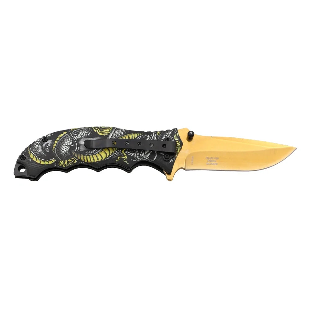 Dark Side Blades - Viper Trace Foldekniv med Spear Point Blad