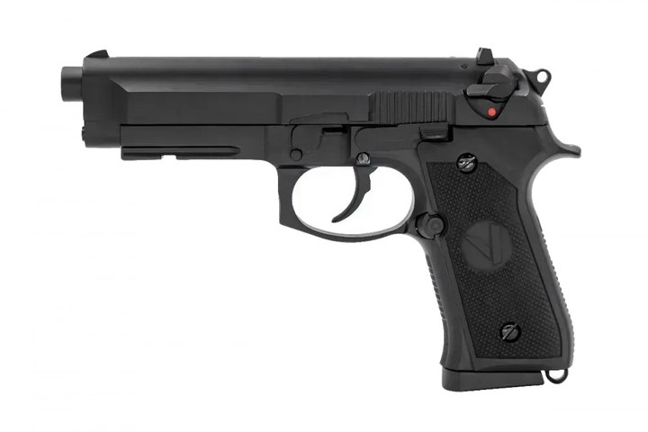 VM9 Osiris Gassdrevet Softgun Pistol - Svart - Game-On.no