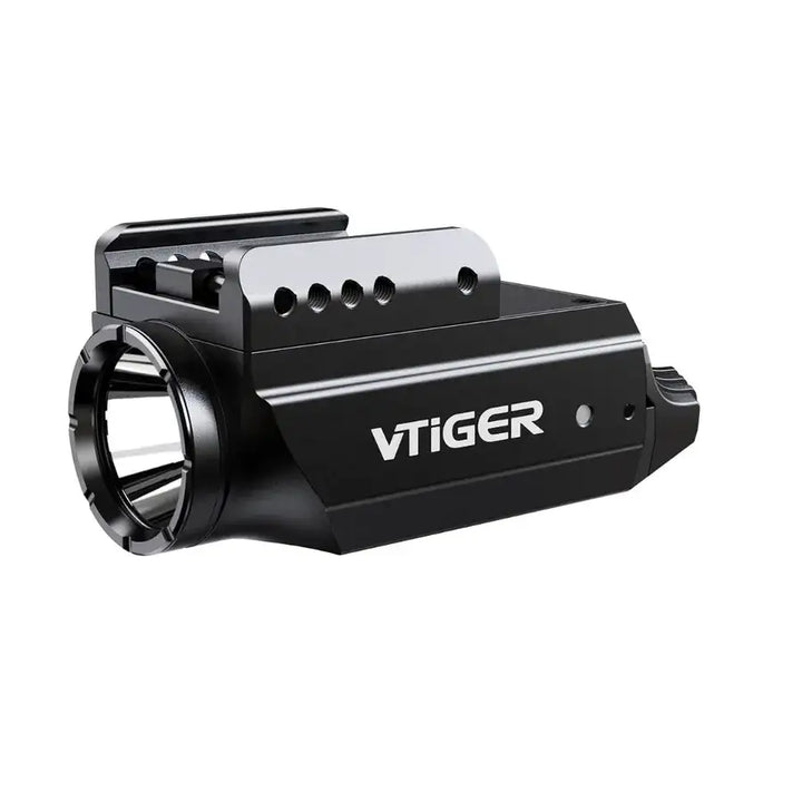 VTiGER - PL1 Oppladbar og Kompakt Lykt til Pistol - 1000 Lumen - 21mm Montasje - Game-On.no