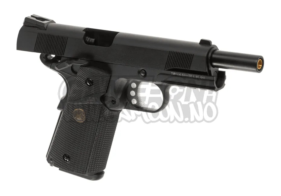 WE - 1911 MEU Gassdrevet Softgunpistol - Svart - Game-On.no