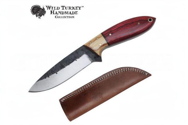 Wild Turkey - Håndlaget Kniv med Slire - Karbonstål - gameon.eu