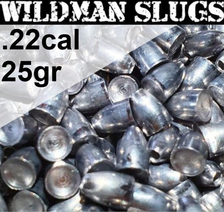 Wildman Hulspiss Slugs til Luftvåpen 5.5mm(.22) - 25gr 200stk - gameon.eu